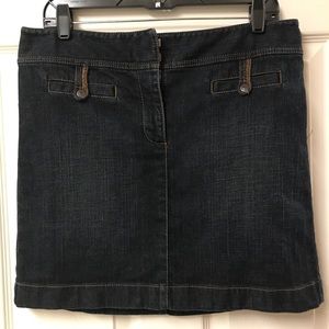 Ann Taylor Loft denim skirt 8